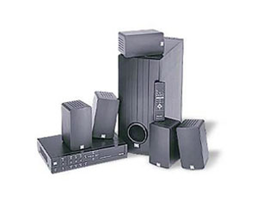 SIMPLY CINEMA ESC 200 - Black - Complete Dolby Pro-Logic System including Sats & Sub - Hero